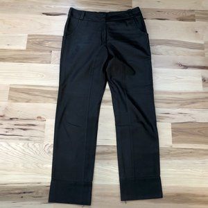 Annette Gortz Luxurious Brown 100% Leather Designer Pants Size M / L